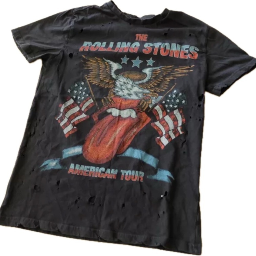 The Rolling Stones Black Graphic Tee